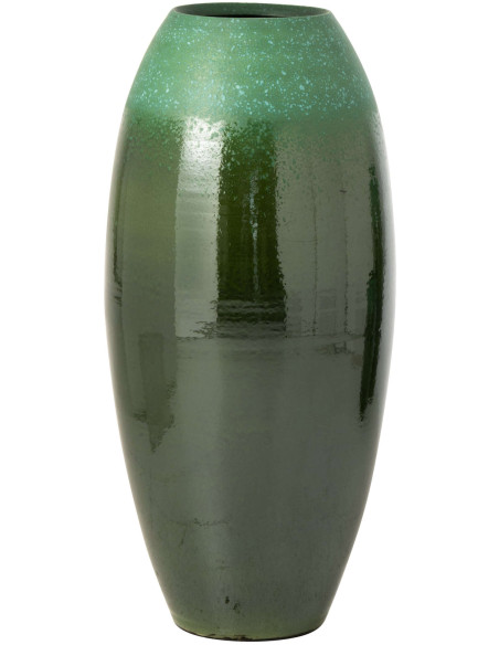 Vase de sol céramique vert 90 cm Elverdam J-Line - 1