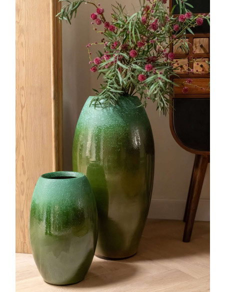 Vase de sol céramique vert 90 cm Elverdam J-Line - 2