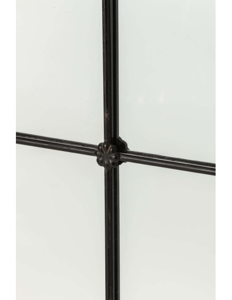 Miroir mural arche noir verrière 106,5 cm Raveldam J-Line - 3