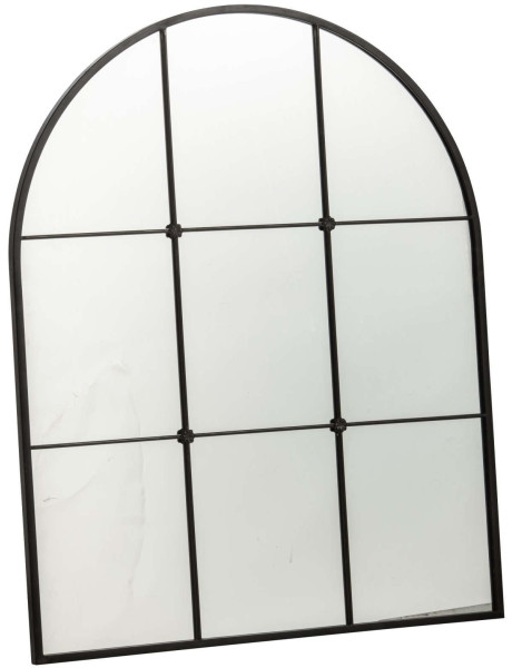 Miroir mural arche noir verrière 106,5 cm Raveldam J-Line - 1