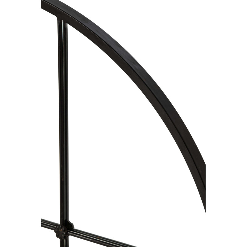 Miroir mural arche noir verrière 106,5 cm Raveldam J-Line - 4