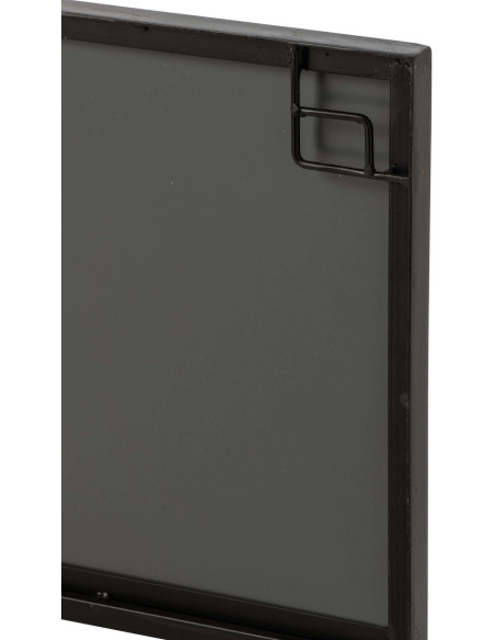 Miroir verrière carré noir vieilli 90 cm Raveldam J-Line - 5