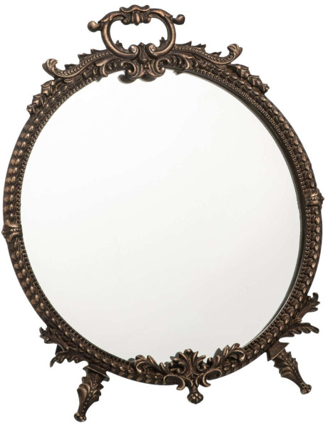 Miroir à poser laiton vintage 29 cm Bellamora J-Line - 1