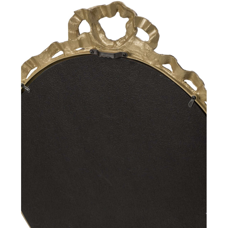 Miroir mural rond laiton vintage 35 cm Avelorn J-Line - 2
