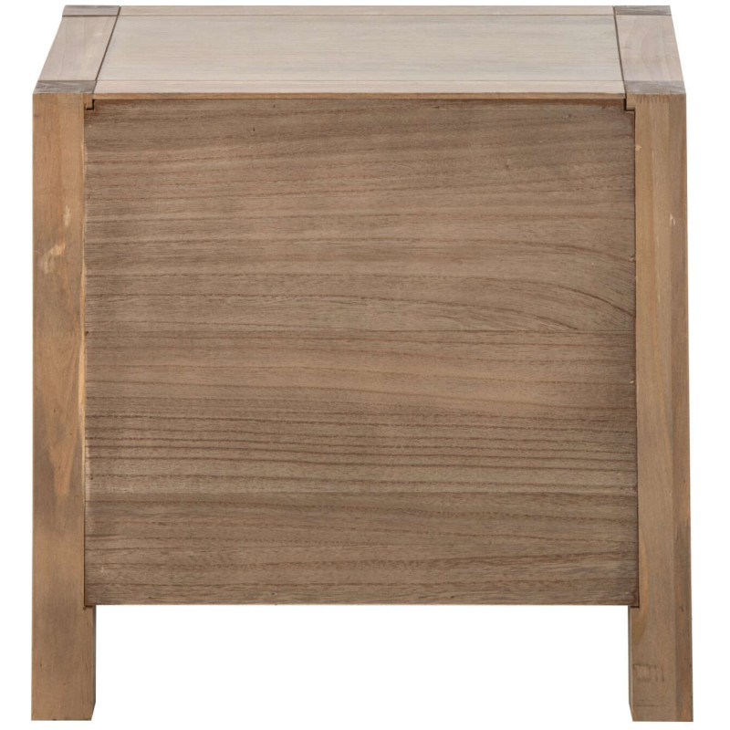 Table de chevet bois naturel 2 tiroirs 55x40x53 cm Rakkestad J-Line - 5