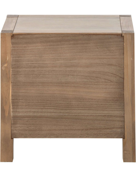 Table de chevet bois naturel 2 tiroirs 55x40x53 cm Rakkestad J-Line - 5