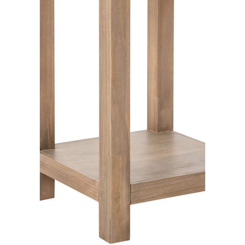 Table d’appoint haute bois naturel avec tiroir 40x40x90 cm Rakkestad J-Line - 8