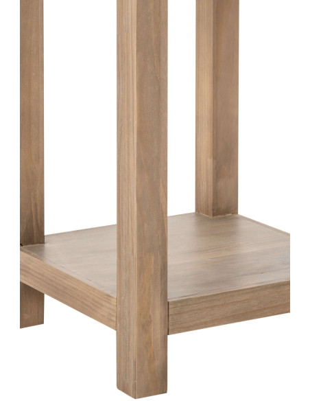 Table d’appoint haute bois naturel avec tiroir 40x40x90 cm Rakkestad J-Line - 8