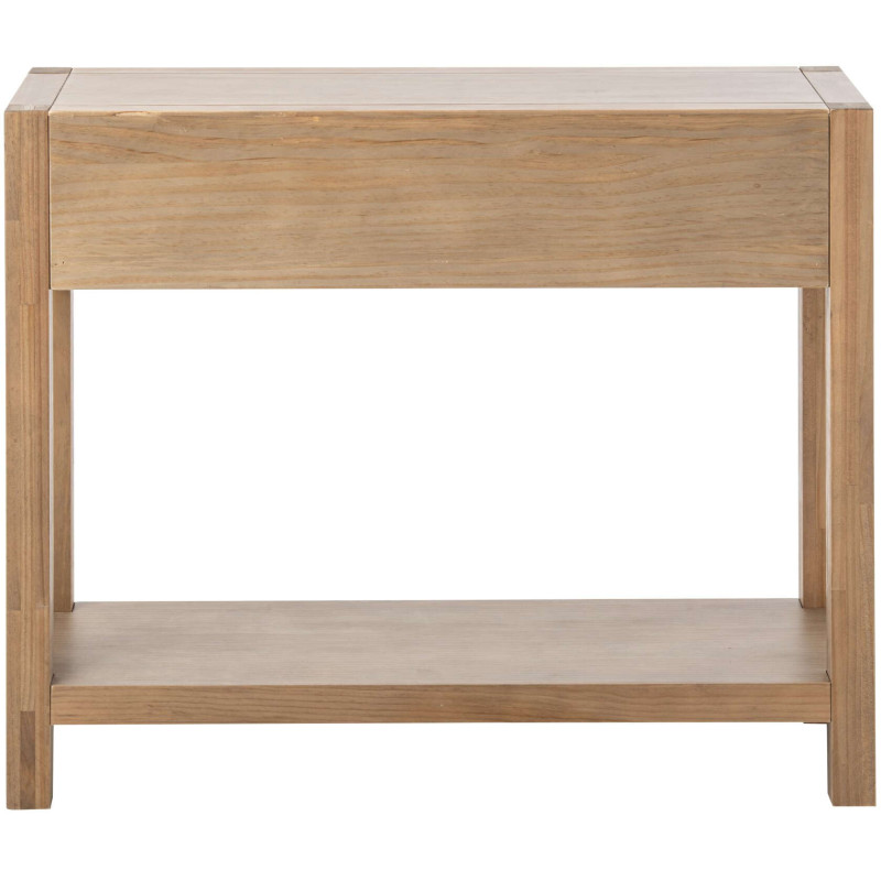 Console bois naturel 2 tiroirs 100x37x81 cm Rakkestad J-Line - 5