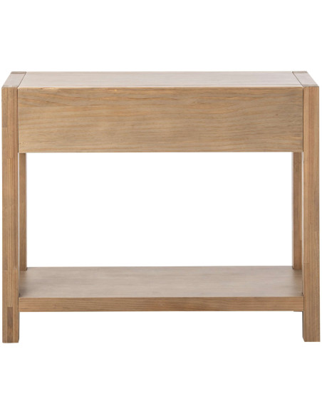 Console bois naturel 2 tiroirs 100x37x81 cm Rakkestad J-Line - 5