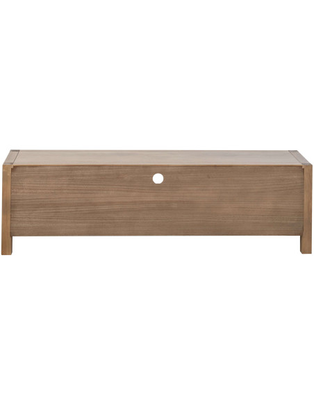 Meuble TV bois naturel 160 cm avec rangement Rakkestad J-Line - 5