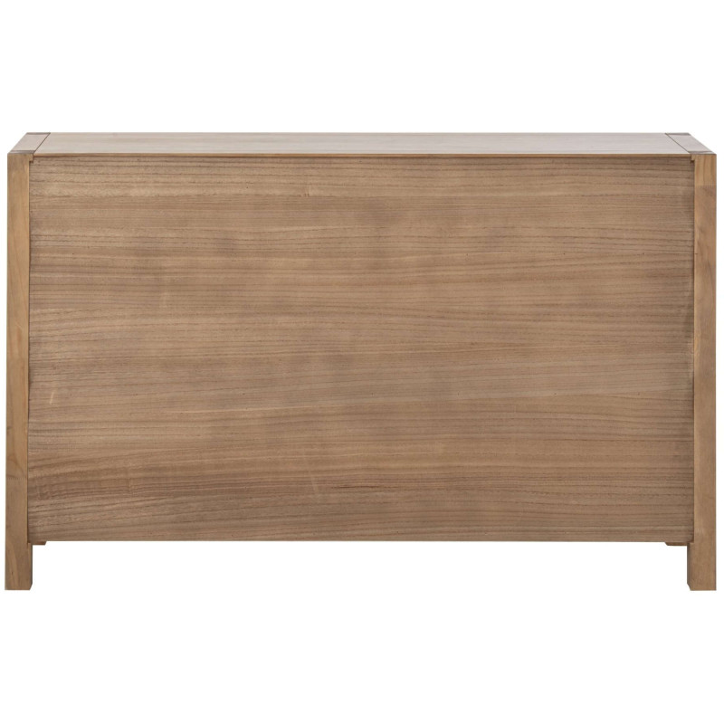 Buffet bois naturel 140 cm 3 portes 3 tiroirs Rakkestad J-Line - 5