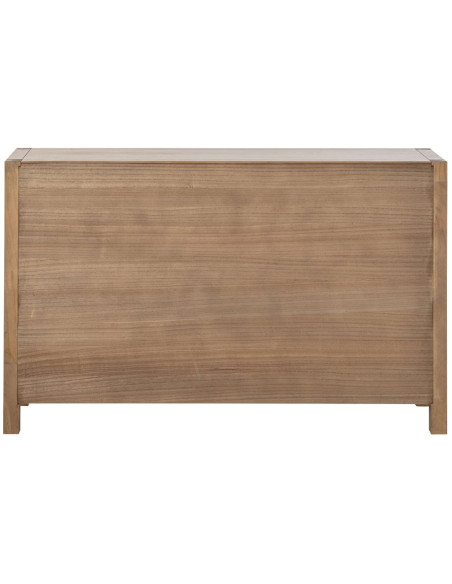 Buffet bois naturel 140 cm 3 portes 3 tiroirs Rakkestad J-Line - 5