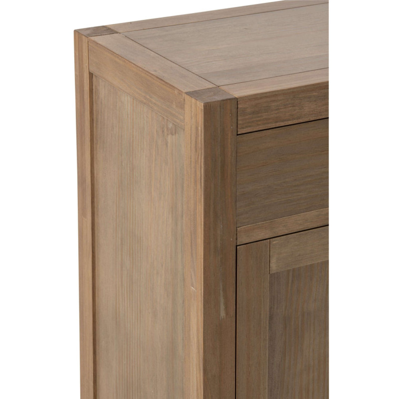 Buffet bois naturel 140 cm 3 portes 3 tiroirs Rakkestad J-Line - 6