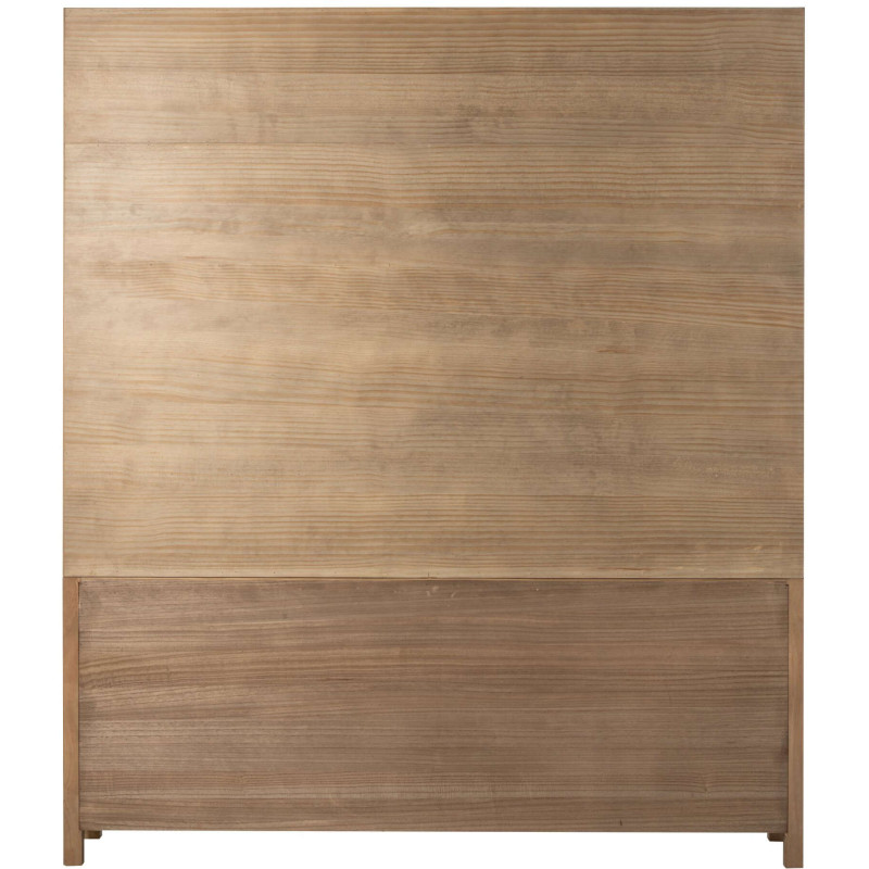 Bibliothèque bois naturel avec échelle 200 cm Rakkestad J-Line - 6