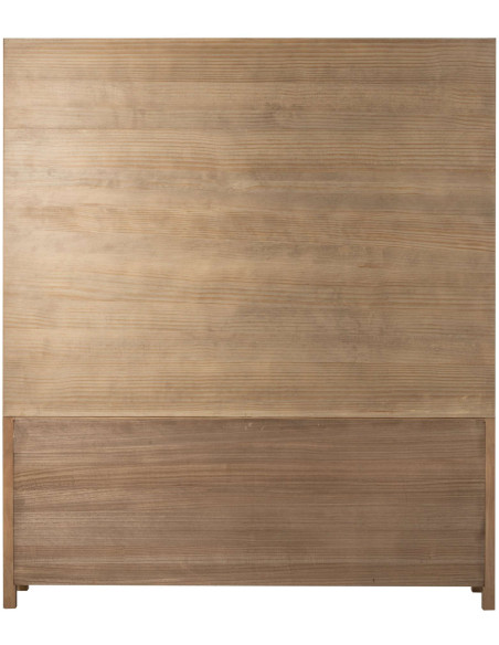 Bibliothèque bois naturel avec échelle 200 cm Rakkestad J-Line - 6