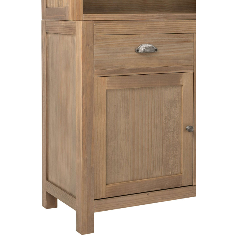 Bibliothèque bois naturel avec échelle 200 cm Rakkestad J-Line - 10