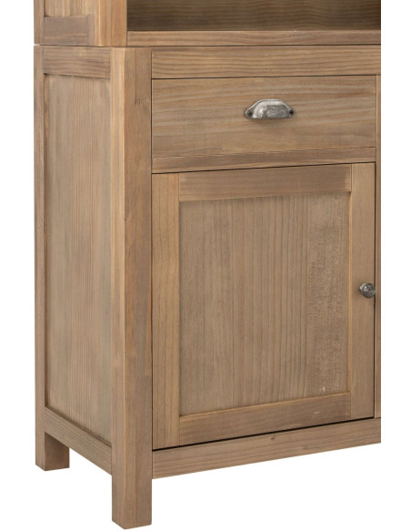 Bibliothèque bois naturel avec échelle 200 cm Rakkestad J-Line - 10