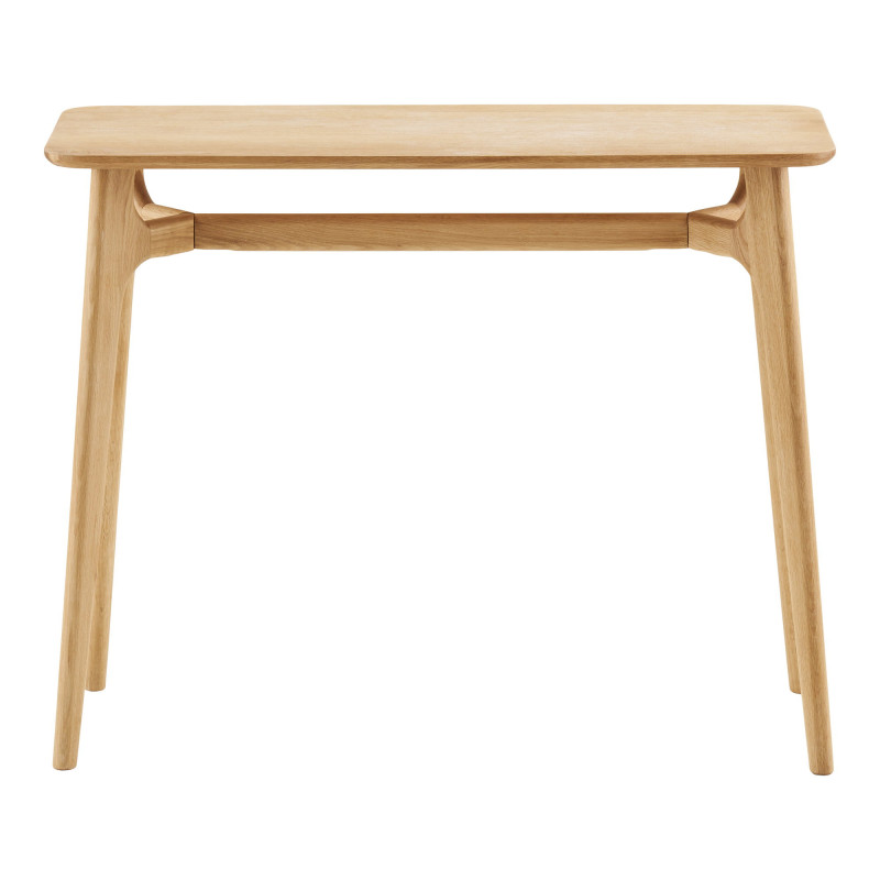 Console d’entrée placage chêne naturel 100x35x81 cm Rennes House Nordic - 3