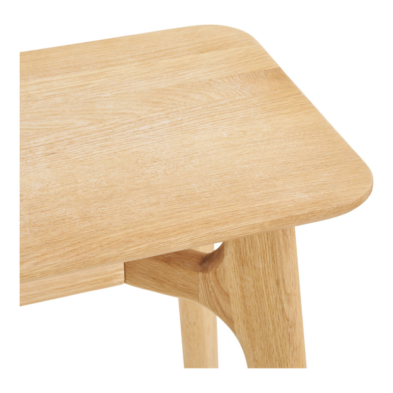Console d’entrée placage chêne naturel 100x35x81 cm Rennes House Nordic - 4