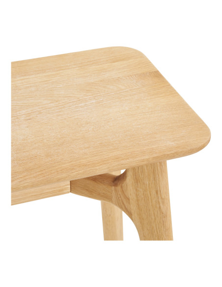 Console d’entrée placage chêne naturel 100x35x81 cm Rennes House Nordic - 4