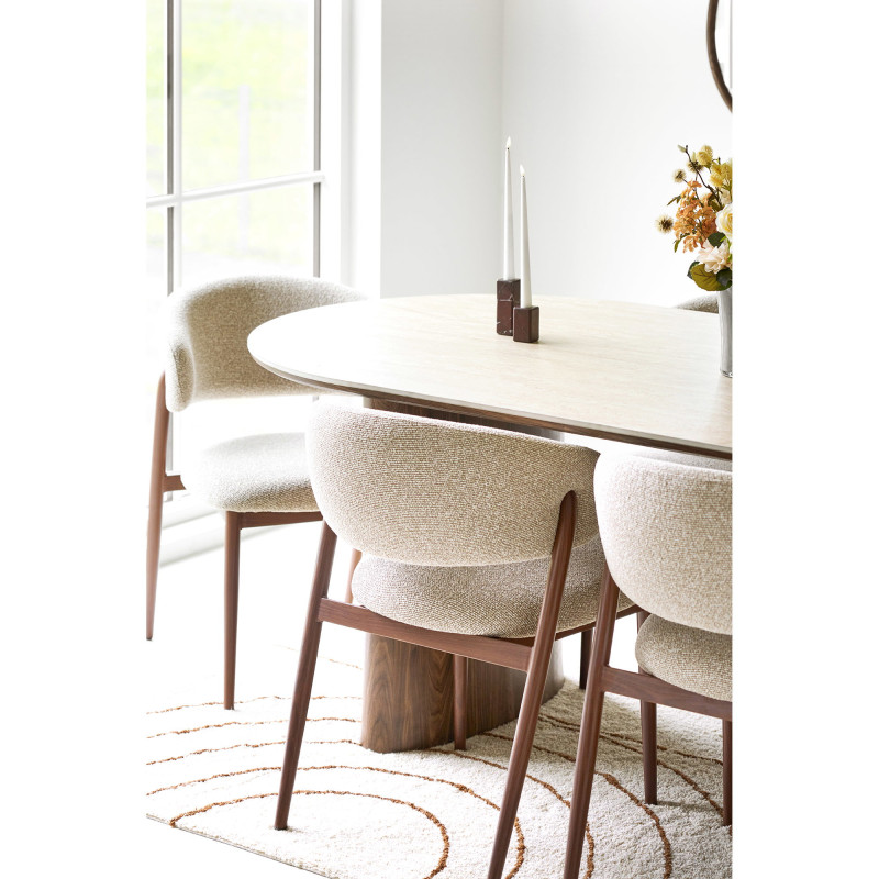 Grand tapis de salon beige graphique 200x300 cm Tampa House Nordic - 5