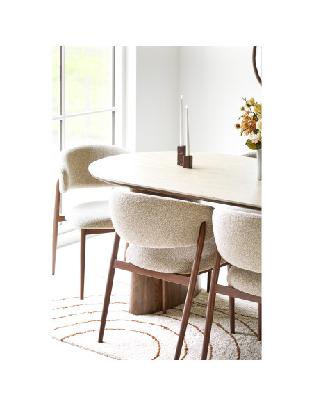 Grand tapis de salon beige graphique 200x300 cm Tampa House Nordic - 5