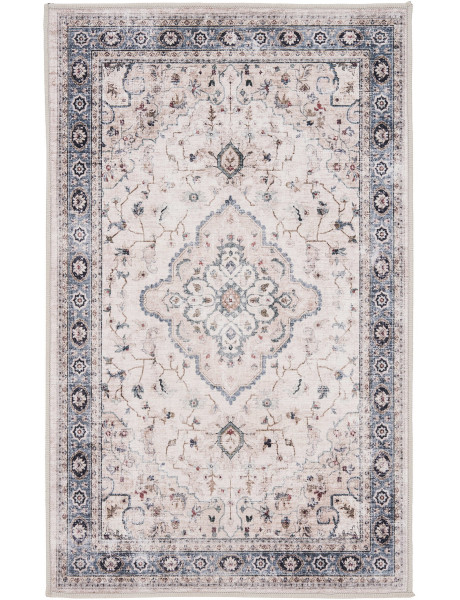 Tapis d’entrée vintage beige bleu 50x80 cm Havana House Nordic - 1