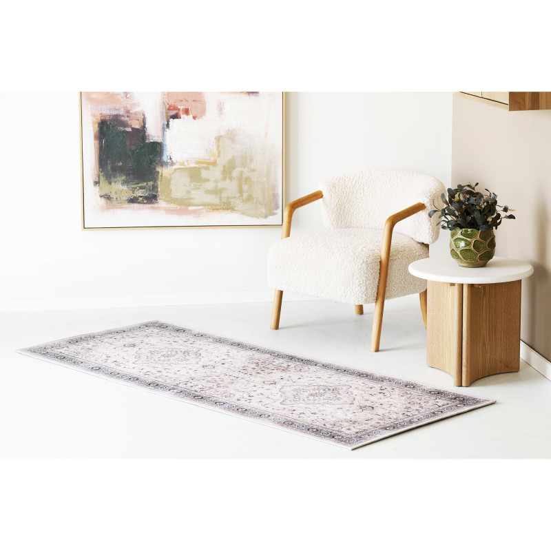 Tapis de couloir vintage beige bleu 80x200 cm Havana House Nordic - 2