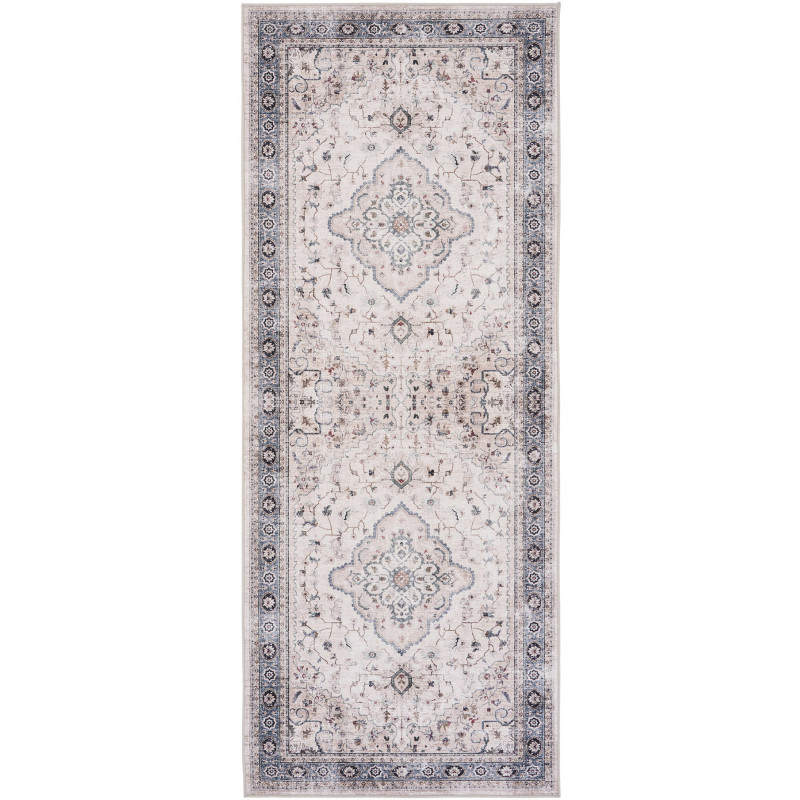 Tapis de couloir vintage beige bleu 80x200 cm Havana House Nordic - 1