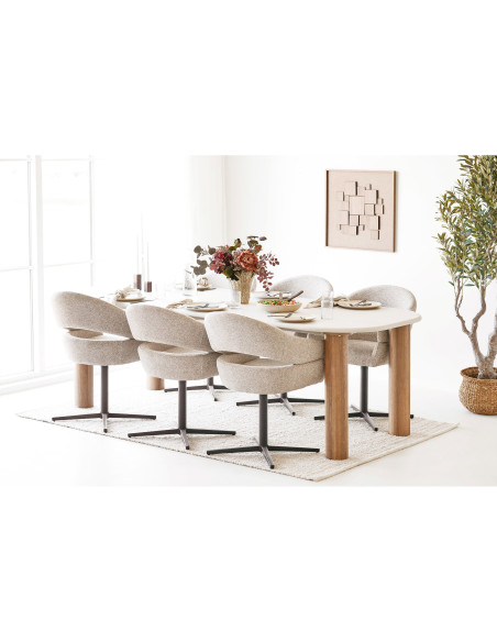 Tapis en laine beige 160x230 cm Bela House Nordic - 4