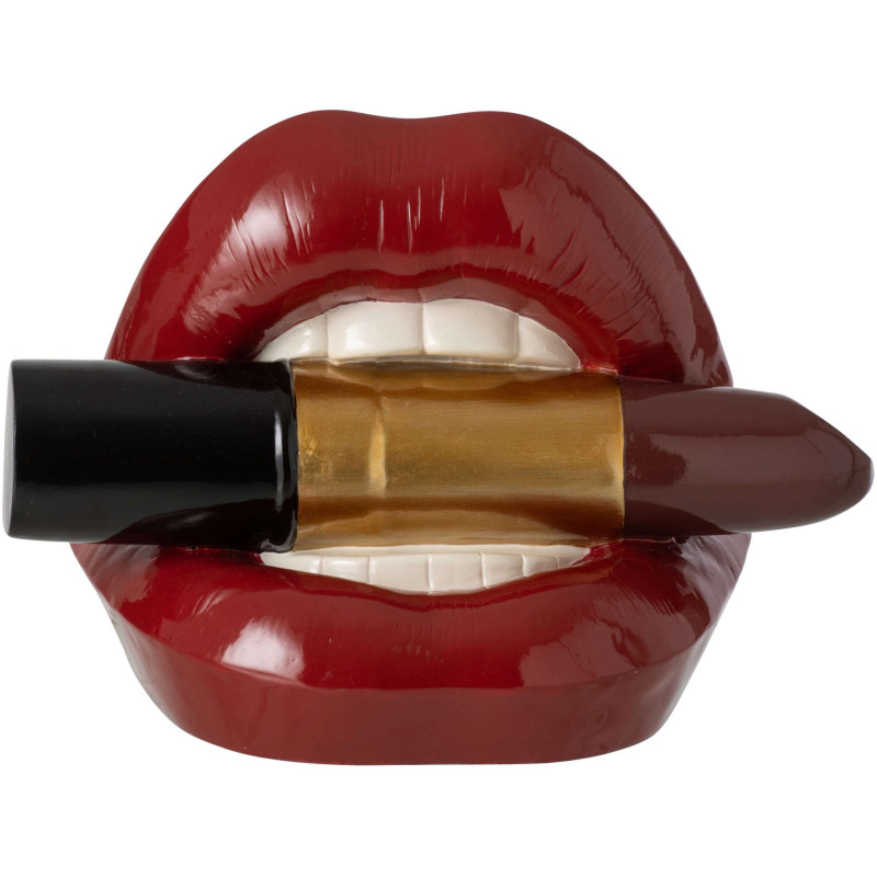 Sculpture lèvres rouge à lèvres 33 cm Rovessia J-Line - 1
