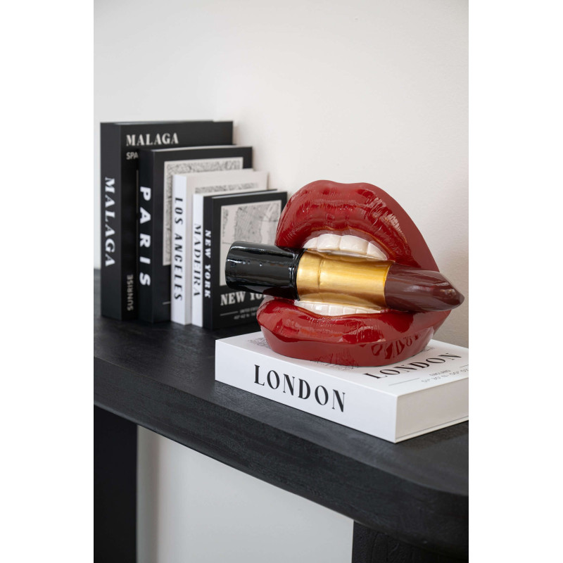 Sculpture lèvres rouge à lèvres 33 cm Rovessia J-Line - 2