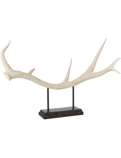 Bois de cerf décoratif beige 60 cm Cervalya J-Line - 1