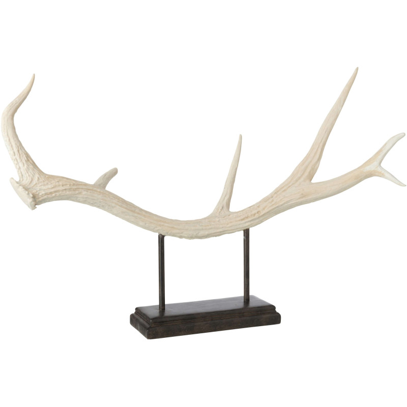Bois de cerf décoratif beige 60 cm Cervalya J-Line - 1
