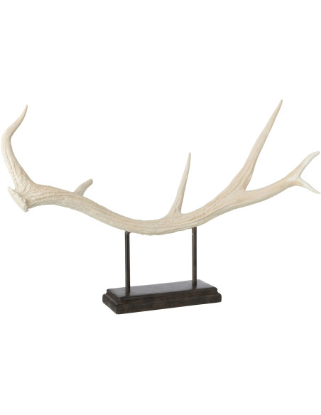 Bois de cerf décoratif beige 60 cm Cervalya J-Line - 1