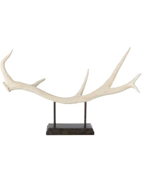 Bois de cerf décoratif beige 60 cm Cervalya J-Line - 2