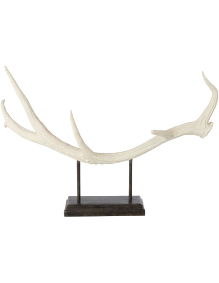 Bois de cerf décoratif beige 60 cm Cervalya J-Line - 3