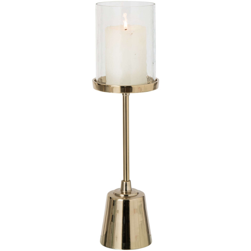 Bougeoir photophore sur pied doré 53 cm Epernay J-Line - 3