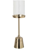 Bougeoir photophore sur pied doré 53 cm Epernay