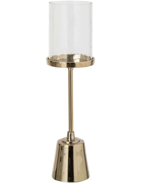 Bougeoir photophore sur pied doré 53 cm Epernay J-Line - 1