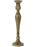 Bougeoir en aluminium vert olive 42 cm Sermoneta