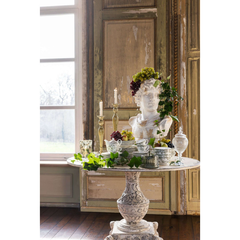 Bougeoir haut aluminium vert olive 54 cm Sermoneta J-Line - 4