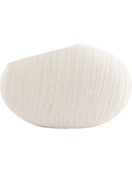 Vase céramique beige ovale 33 cm Vico S|P Collection - 2