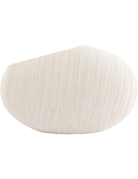 Vase céramique beige ovale 33 cm Vico S|P Collection - 2