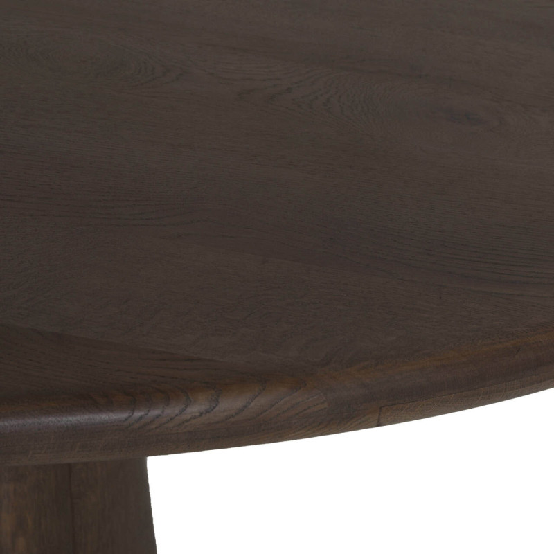 Table à manger ovale chêne fumé marbre 230x110 cm Harper Richmond Interiors - 4