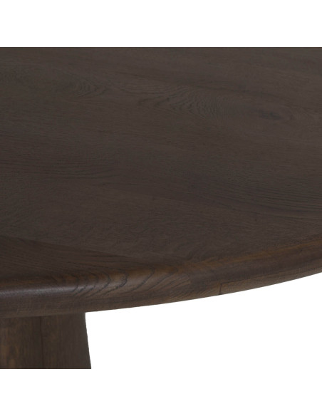 Table à manger ovale chêne fumé marbre 230x110 cm Harper Richmond Interiors - 4