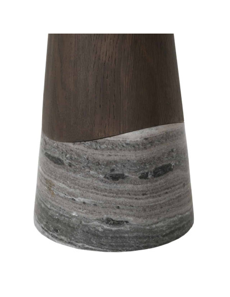 Table à manger ovale chêne fumé marbre 230x110 cm Harper Richmond Interiors - 5
