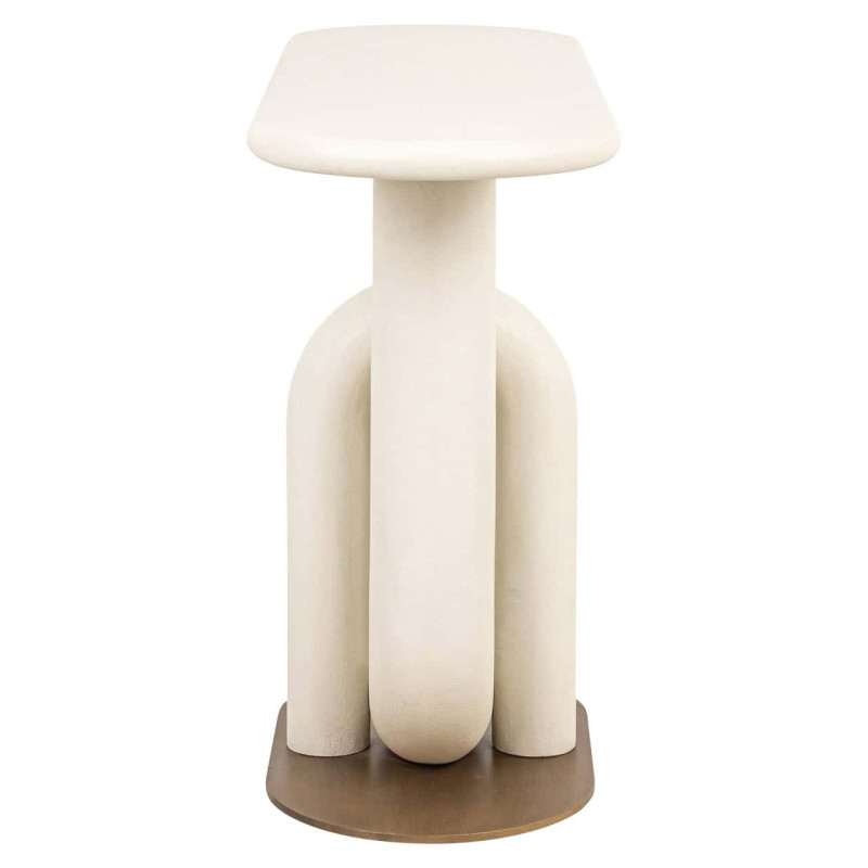 Console d’entrée design blanche 130x42x85,5 cm Winslow Richmond Interiors - 3