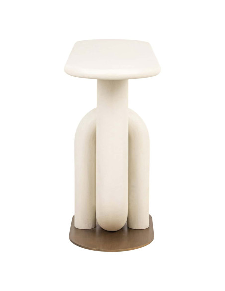 Console d’entrée design blanche 130x42x85,5 cm Winslow Richmond Interiors - 3